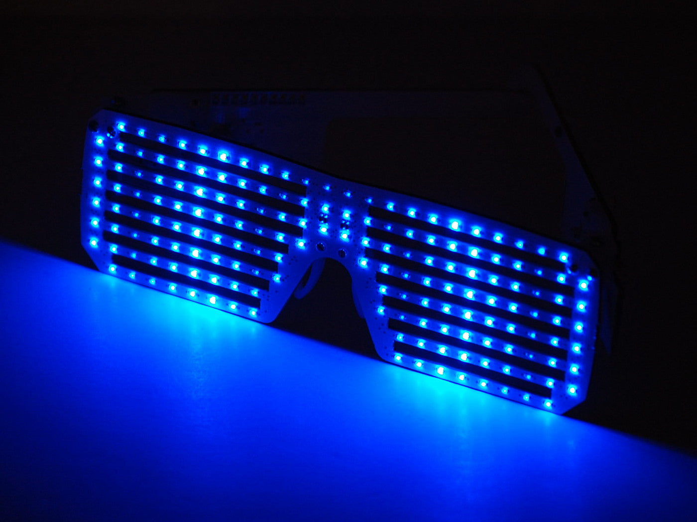 LED Matrix Shades - Blue